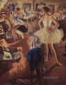 in Umkleidekabine Ballett Schwansee 1924 russische Ballerina Tänzerin